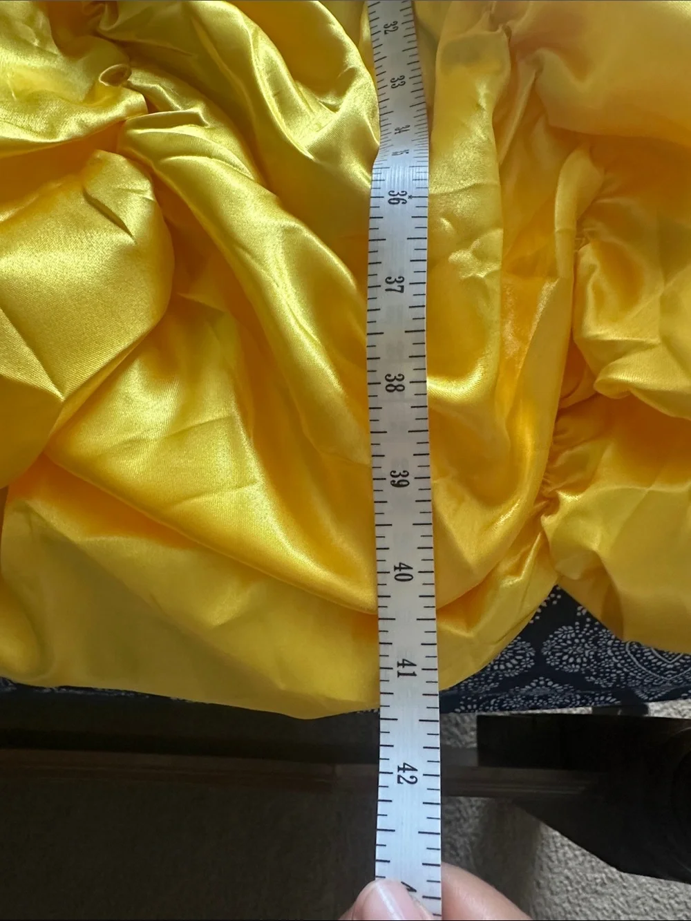 NWOT Yellow Girls Formal Princess Dress with Rose Accent size Medium